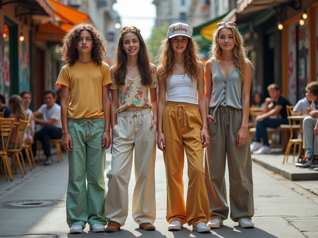 gvarros.com | Pantaloni largi pentru adolescenți care vor un look relaxat