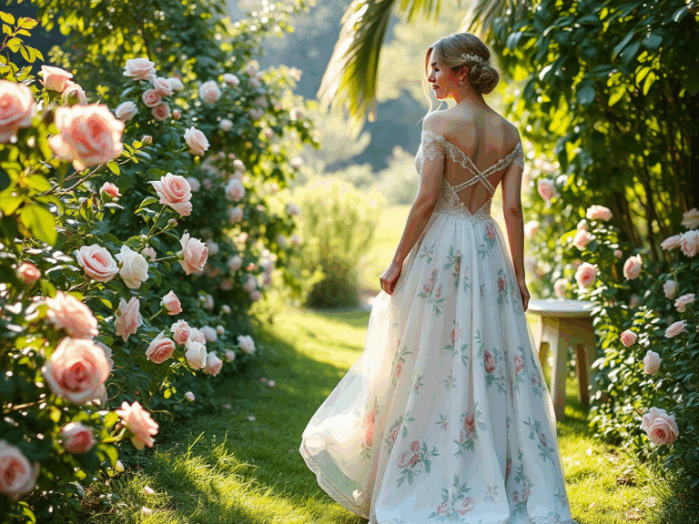 gvarros.com | Rochiile de mireasă cu imprimeu floral: ce modele sunt trendy în 2025
