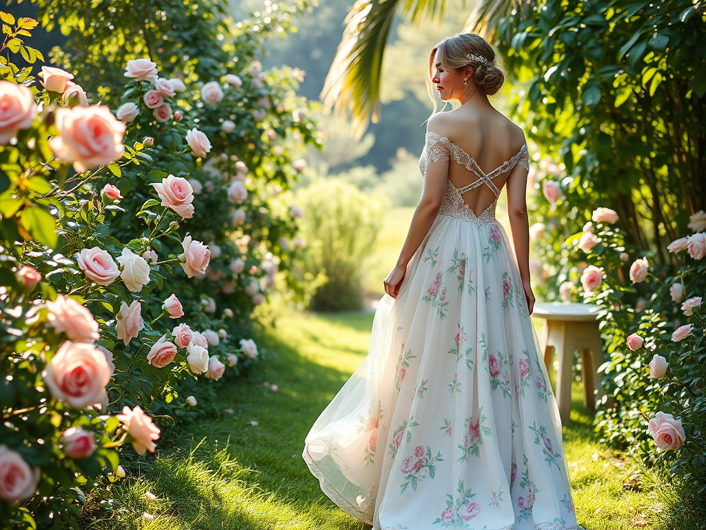 gvarros.com | Rochiile de mireasă cu imprimeu floral: ce modele sunt trendy în 2025