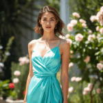 gvarros.com | Cum se combină turcoazul cu hainele de mătase